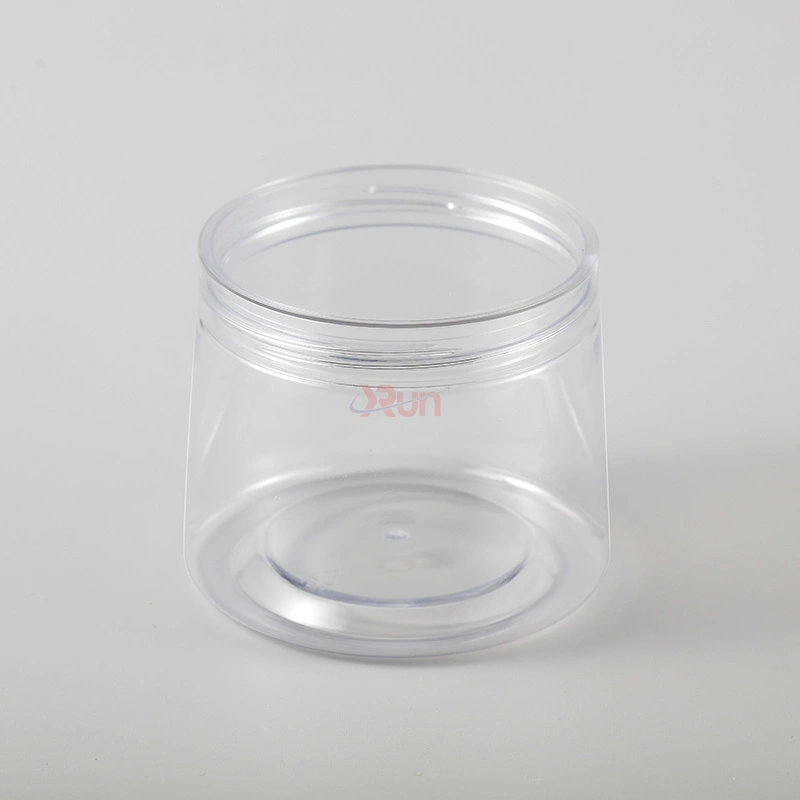 We offer small jars for food that are a perfect PET food container for plastic jam jars and cookie packaging cans.